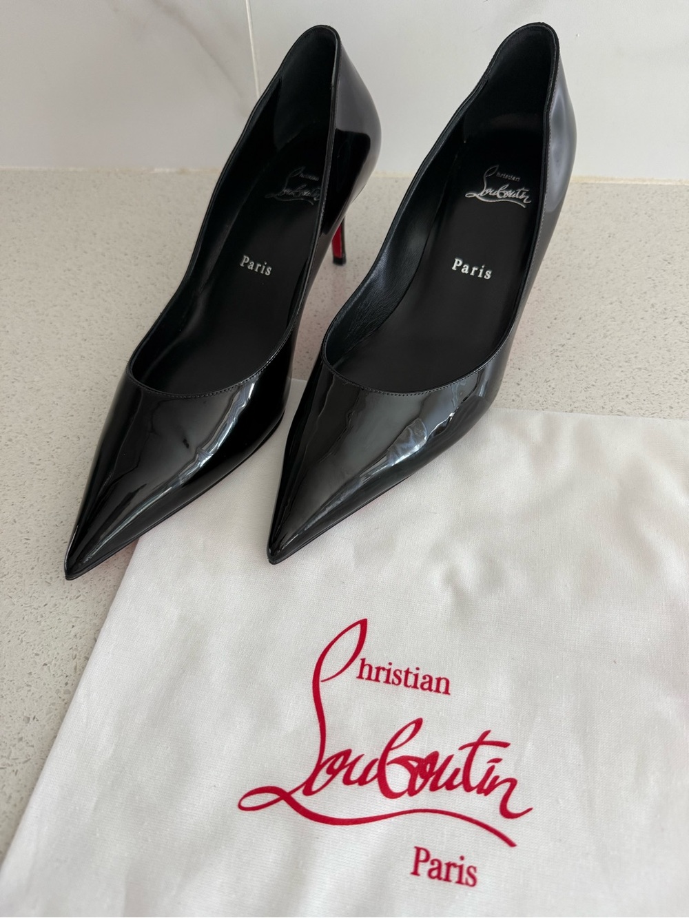 Christian Louboutin Miss Z 60MM Patent Leather Pumps